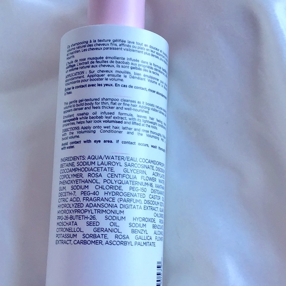 Christophe Robin with Rose Shampooing Volume x Fine and Flat Hair 8.4 fl oz New - Picture 2 of 2